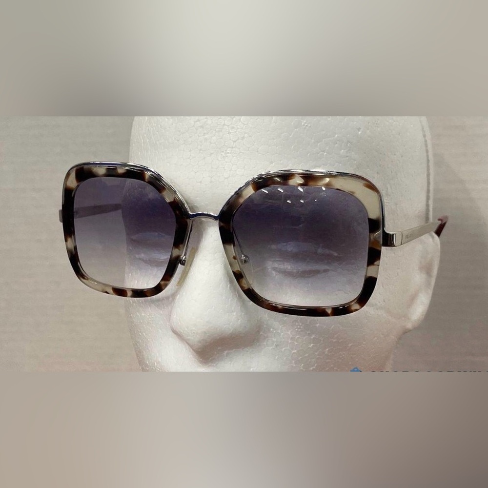 Prada SPR 57U Tortoise Oversized Square‎ Sunglasses 54mm Made in Italy - Picture 10 of 10